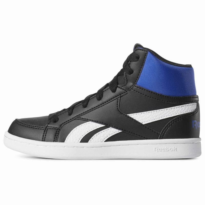Tenisi Reebok Royal Prime Mid Baieti Negrii/Albi Romania PE6885ZX